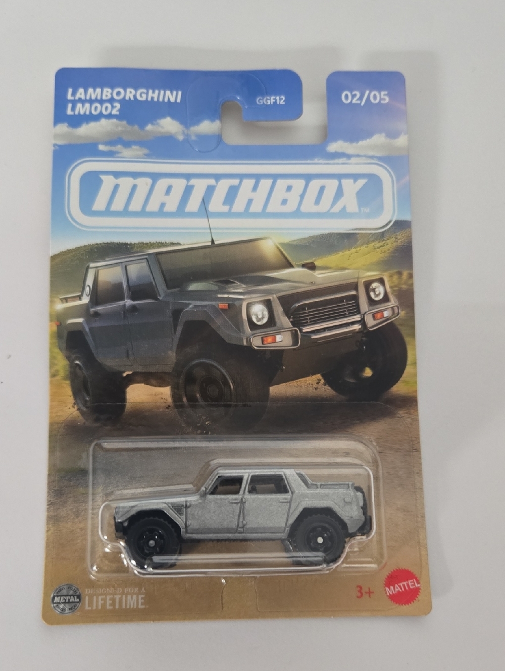 Matchbox Silver Lamborghini LM002 Toy Vehicle